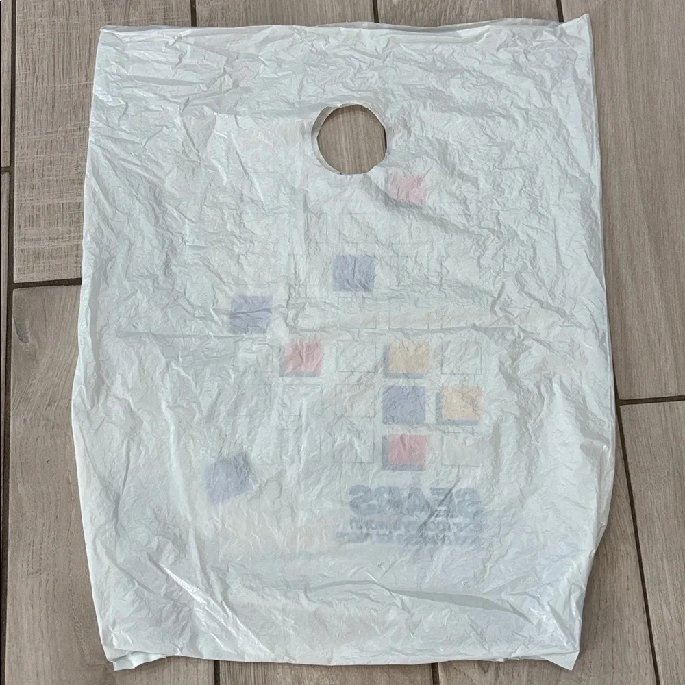 Rare Vintage 1980’s Retro Sears Store Plastic Shopping Bag Movie Play Photo Prop